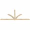 Ekena Millwork Redmond Rough Sawn Timber Gable Bracket, Douglas Fir, 108"W x 54"H x 2"D x 4"F, 12/12 Pitch GBW108X54X0204RED00RDF - alternate 5